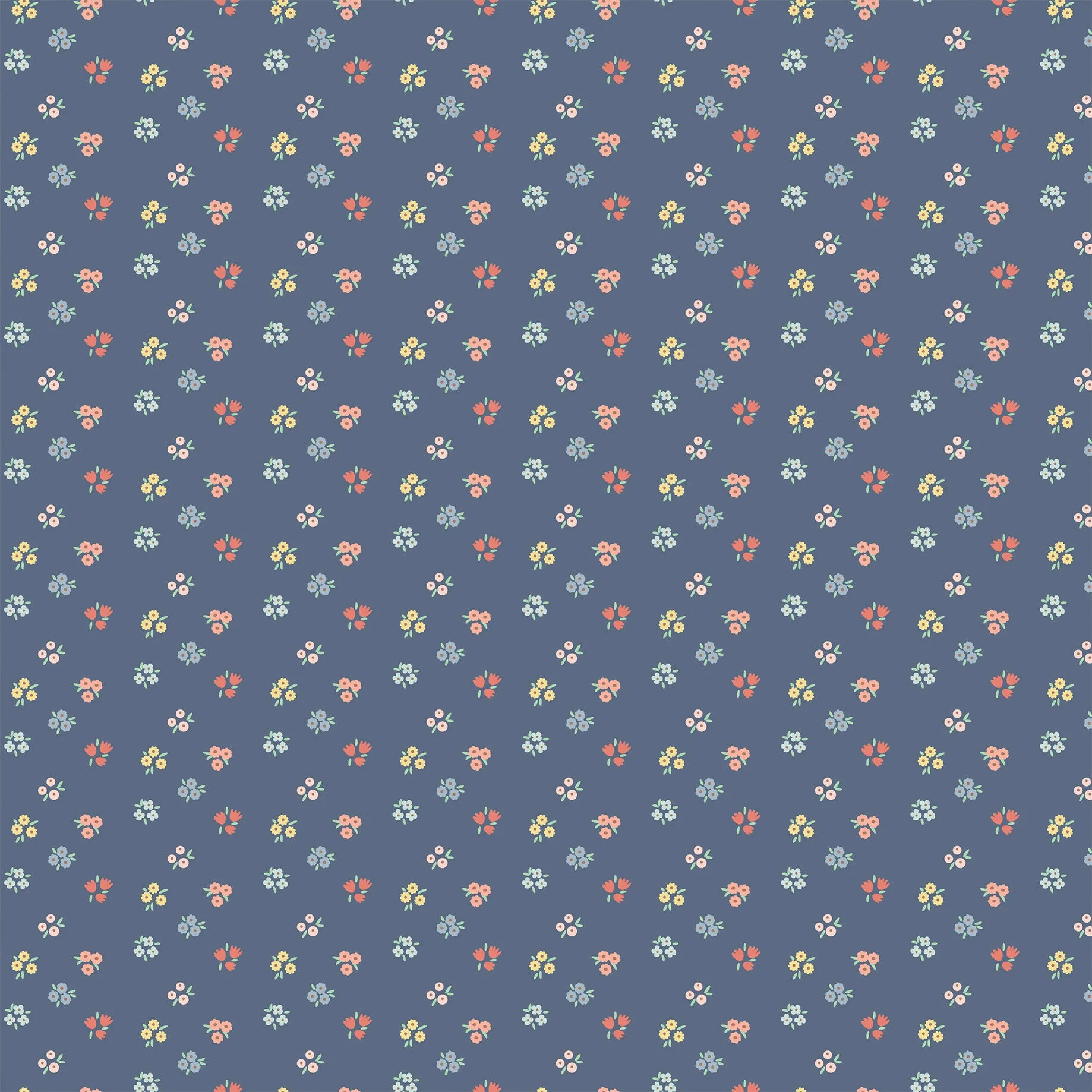 Echo Park - Baby On Board It's a Girl - 12x12 Single Sheet - Tiny Baby Flowers