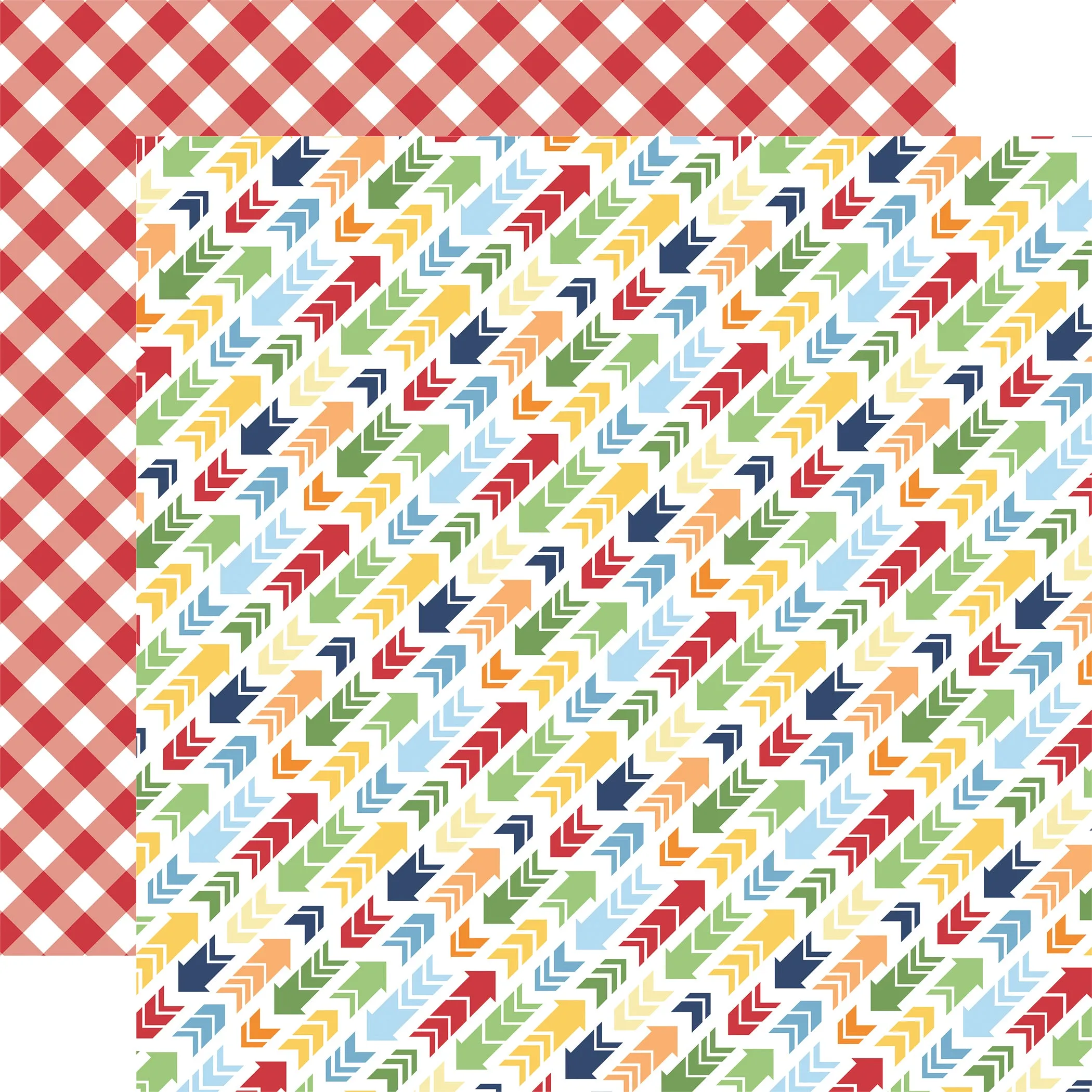 Echo Park - My Little Boy - 12x12 Single Sheet / Zooming Arrows