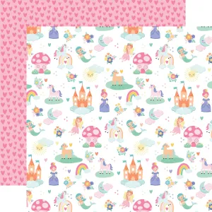 Echo Park - My Little Girl - 12x12 Single Sheet / Imagine Fairy Tales