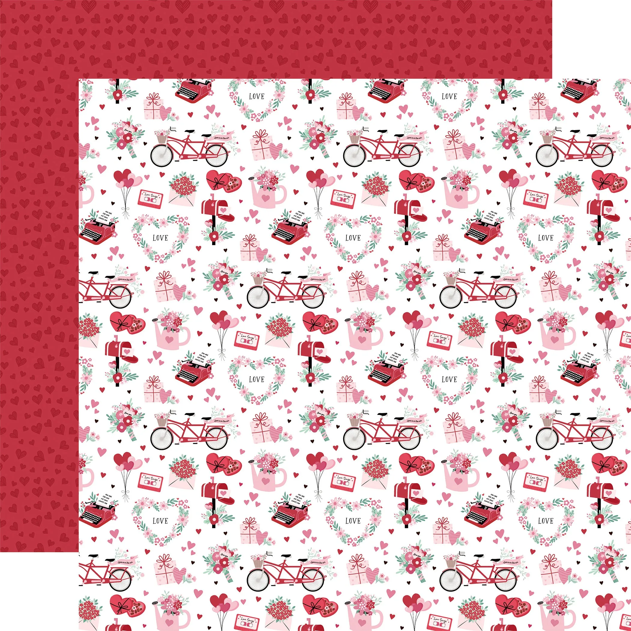 Echo Park - Valentine's Day - 12x12 Single Sheet / Signs Of My Love