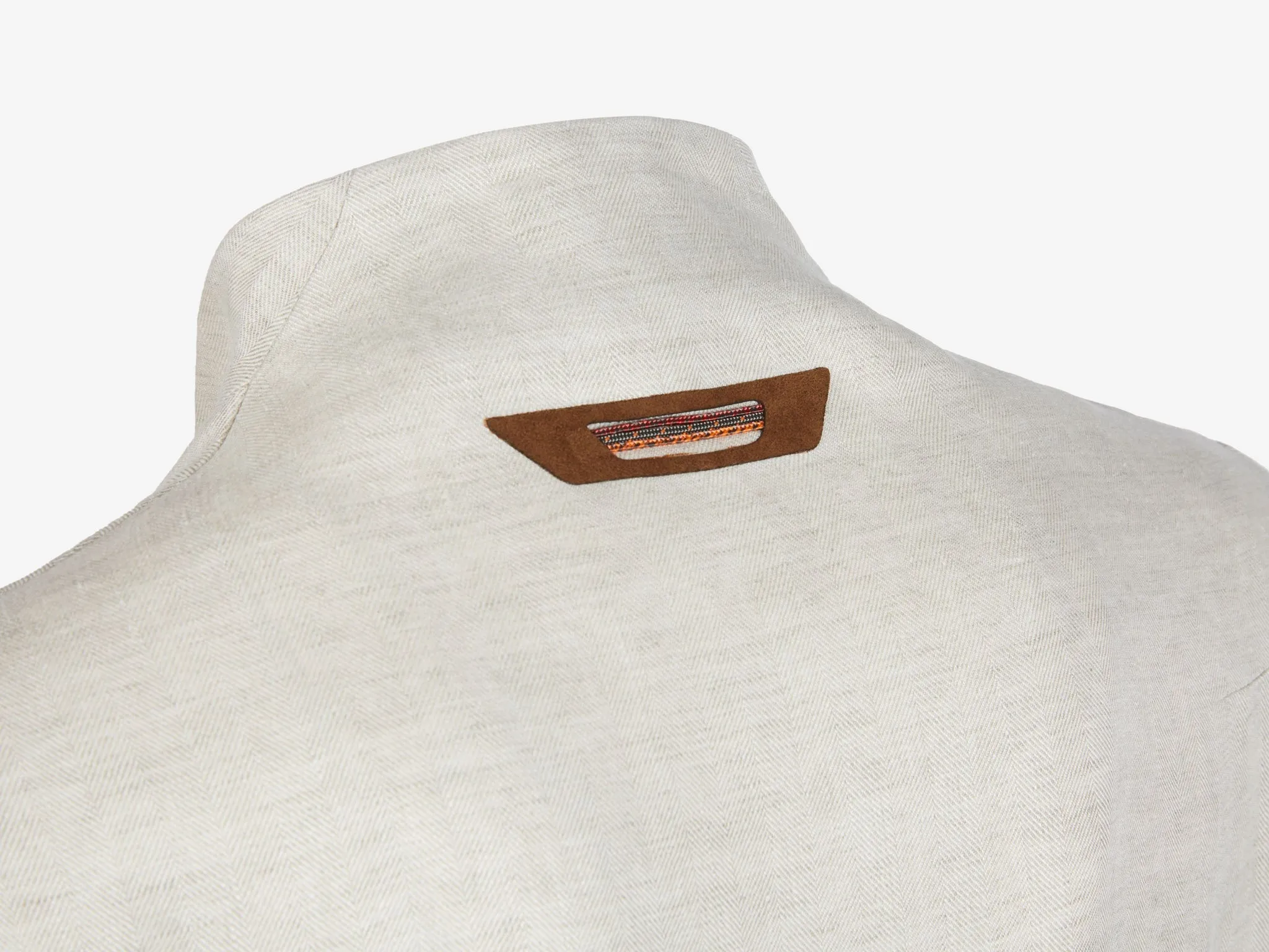 Ellen Blazer Linen Unstructured Blazer -  Beige