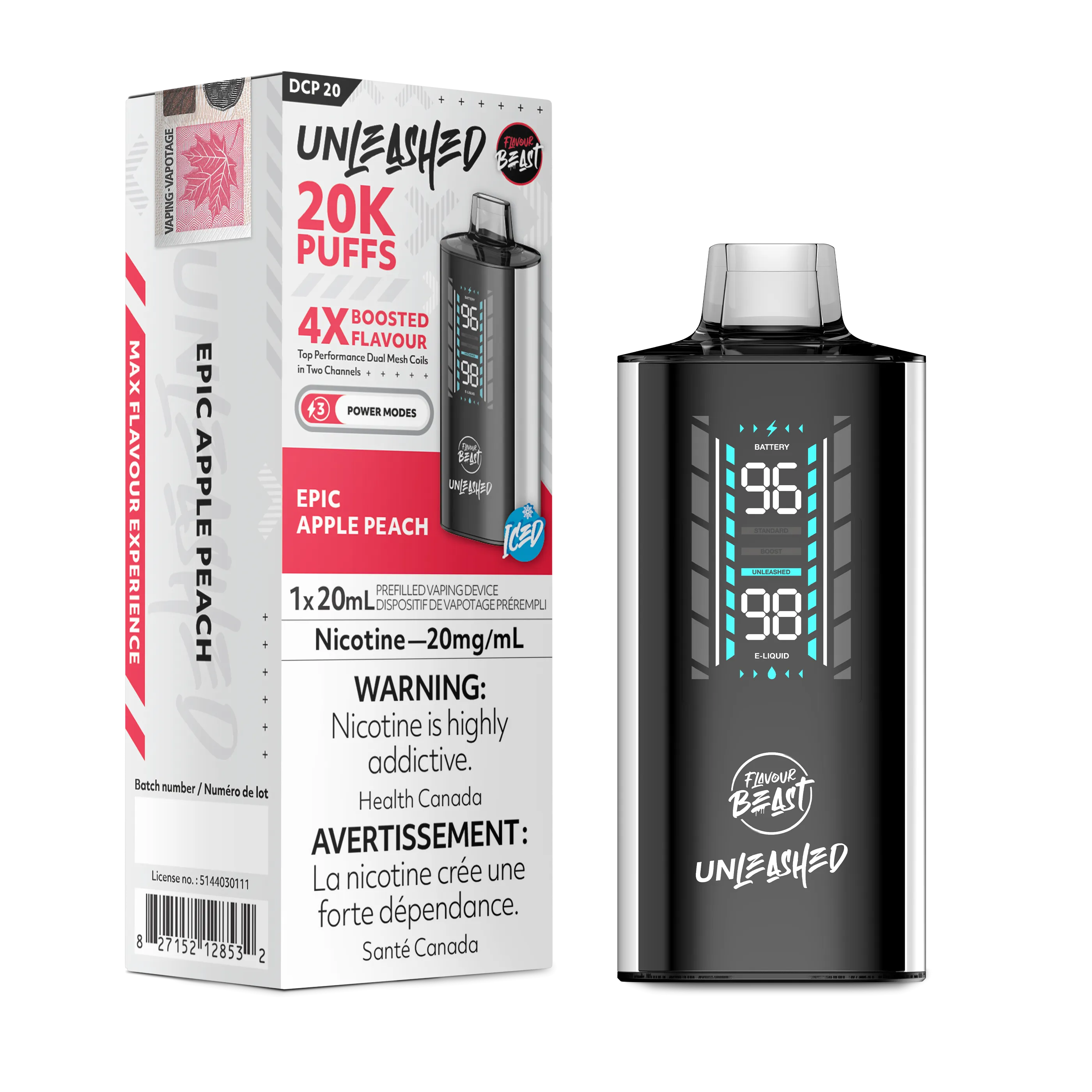Epic Apple Peach - Flavour Beast Unleashed DCP20 Disposable