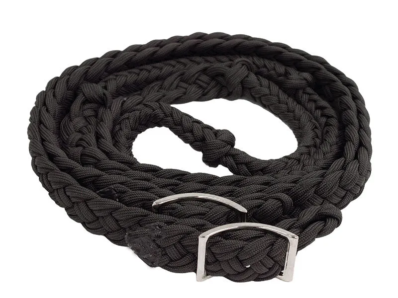 Equi-Sky Nylon Braided Barrel Reins