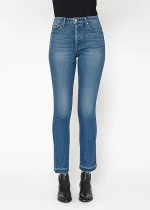 Eve High Rise Crop Slim Straight