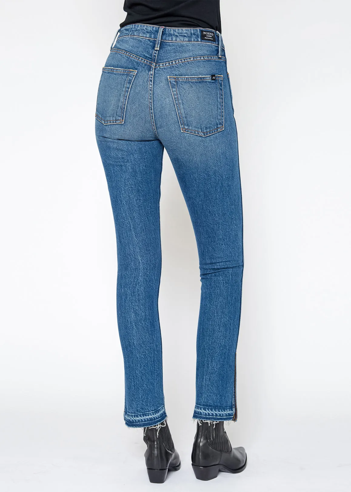 Eve High Rise Crop Slim Straight