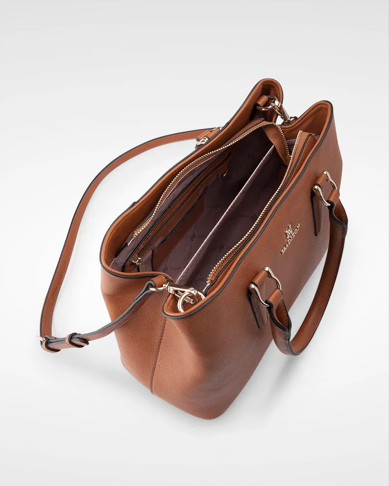 Eve Zip Top Satchel Bag   Aztec Bag Strap