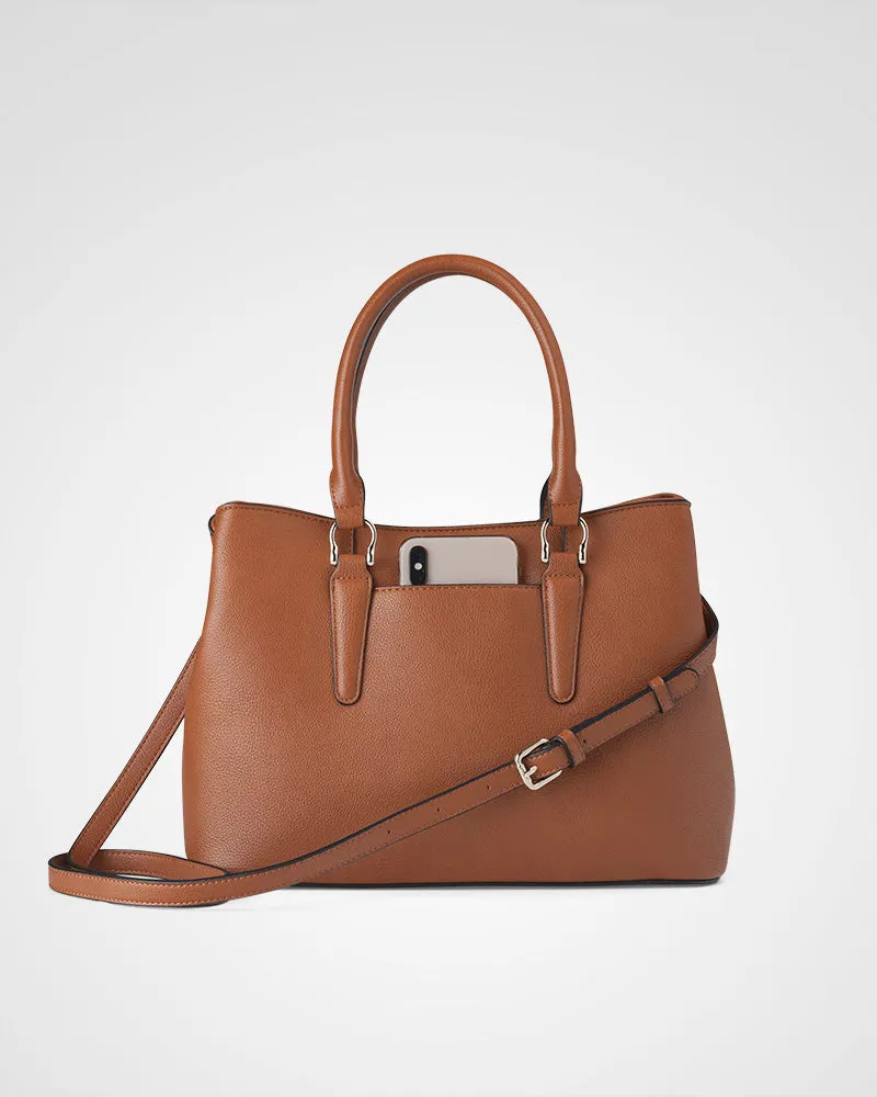 Eve Zip Top Satchel Bag   Aztec Bag Strap