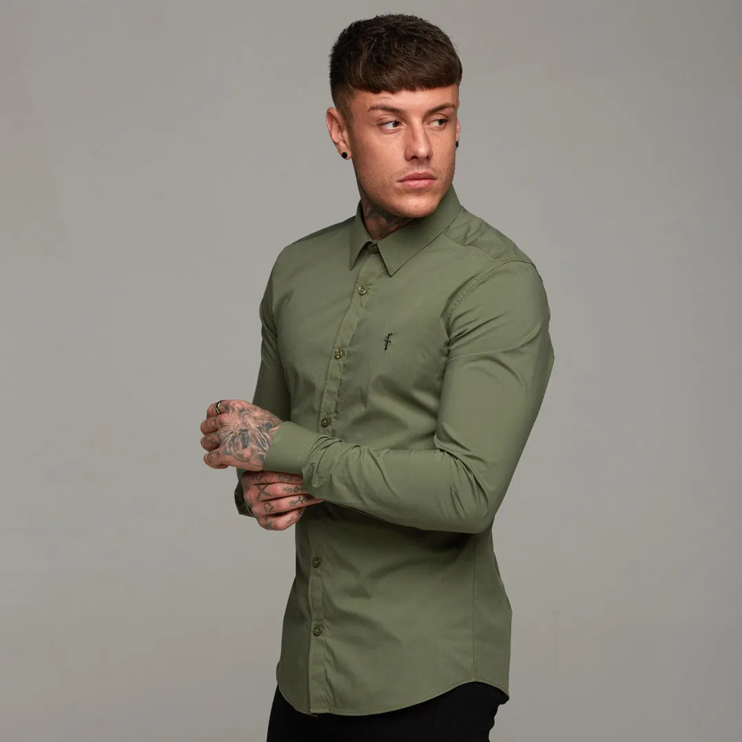 Father Sons Super Slim Stretch Classic Khaki - FS233