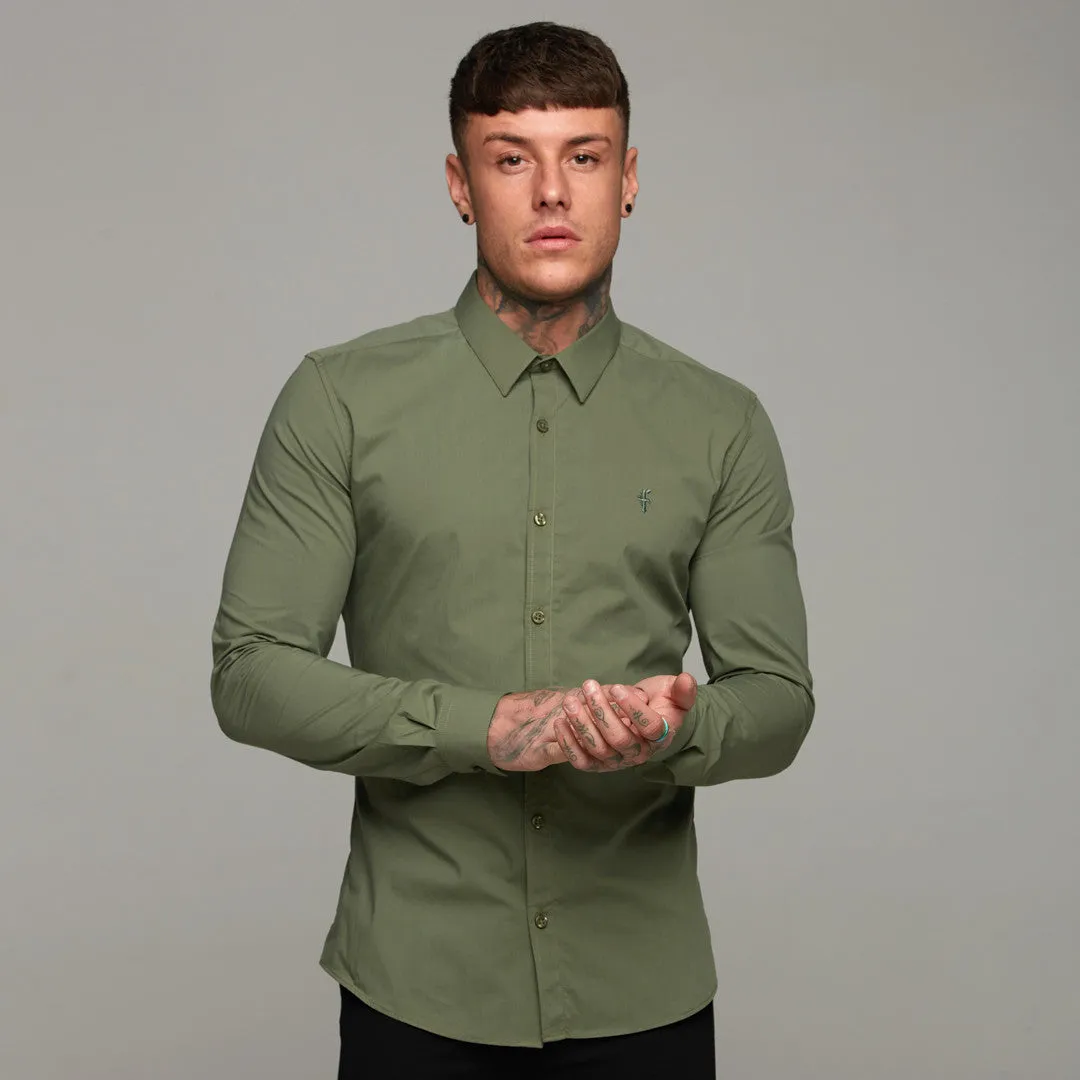 Father Sons Super Slim Stretch Classic Khaki - FS233