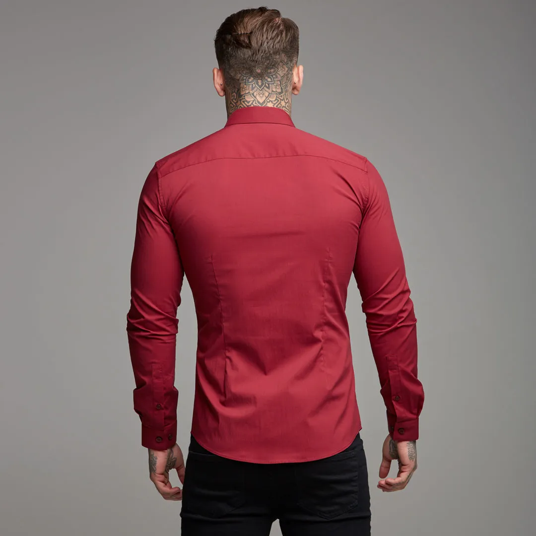 Father Sons Super Slim Stretch Classic Oxblood Red - FS141