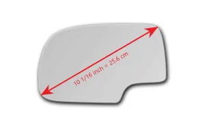 Fit Over Auto-dimming Mirror Glass for Chevrolet Silverado 3500  2001 - 2006