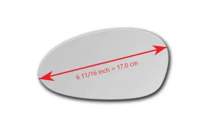 Fit Over Auto-Dimming Mirror Mirror Glass for BMW 335XI 2007 - 2008