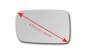 Fit Over Auto-Dimming Mirror Mirror Glass for BMW 745LI 2002 - 2005