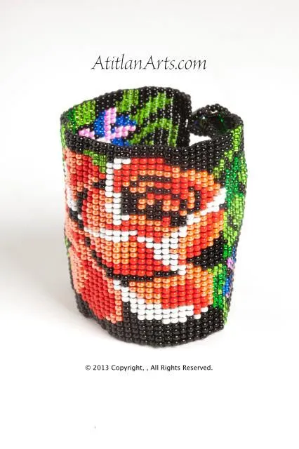 Flat Bracelet Rose wide