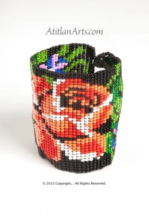 Flat Bracelet Rose wide