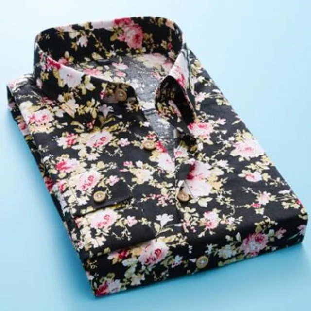 'Flo' Patterned Button Up Shirt