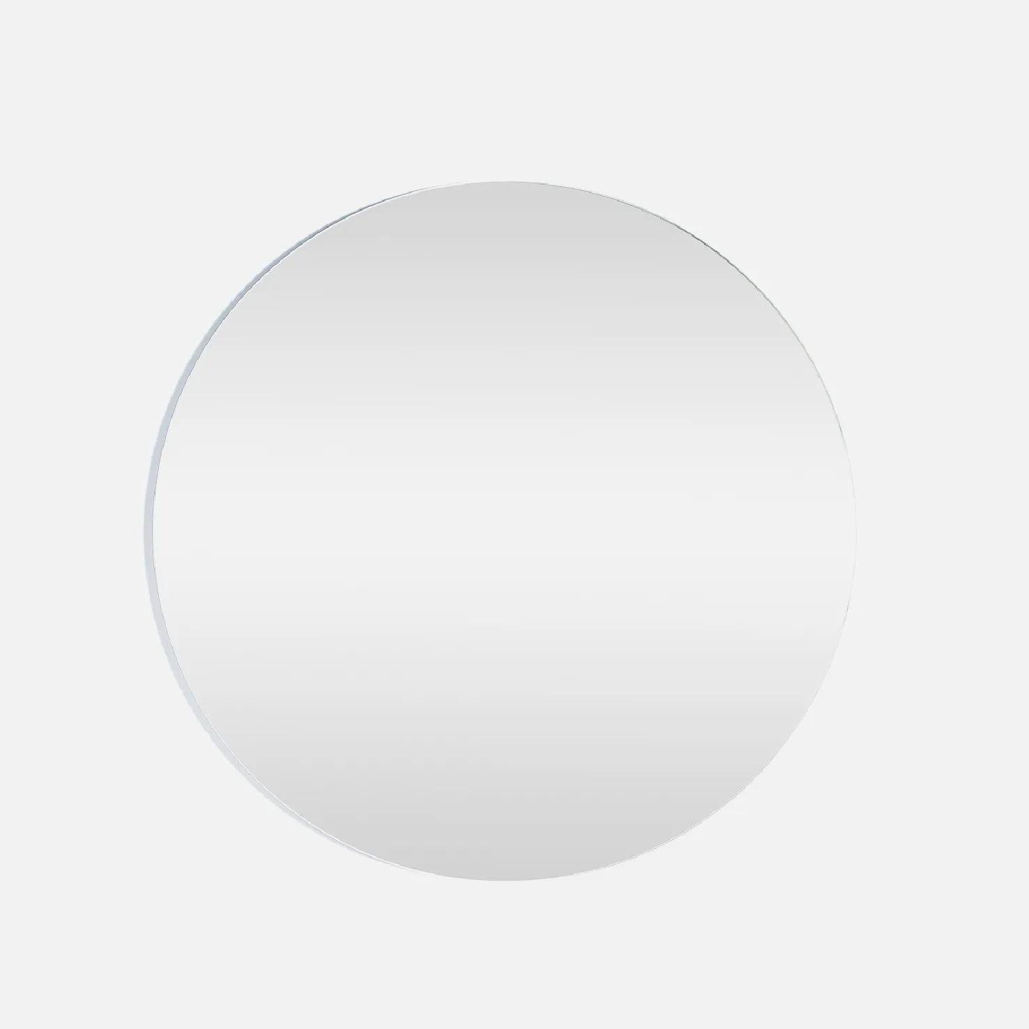 Float Frameless Round Mirror