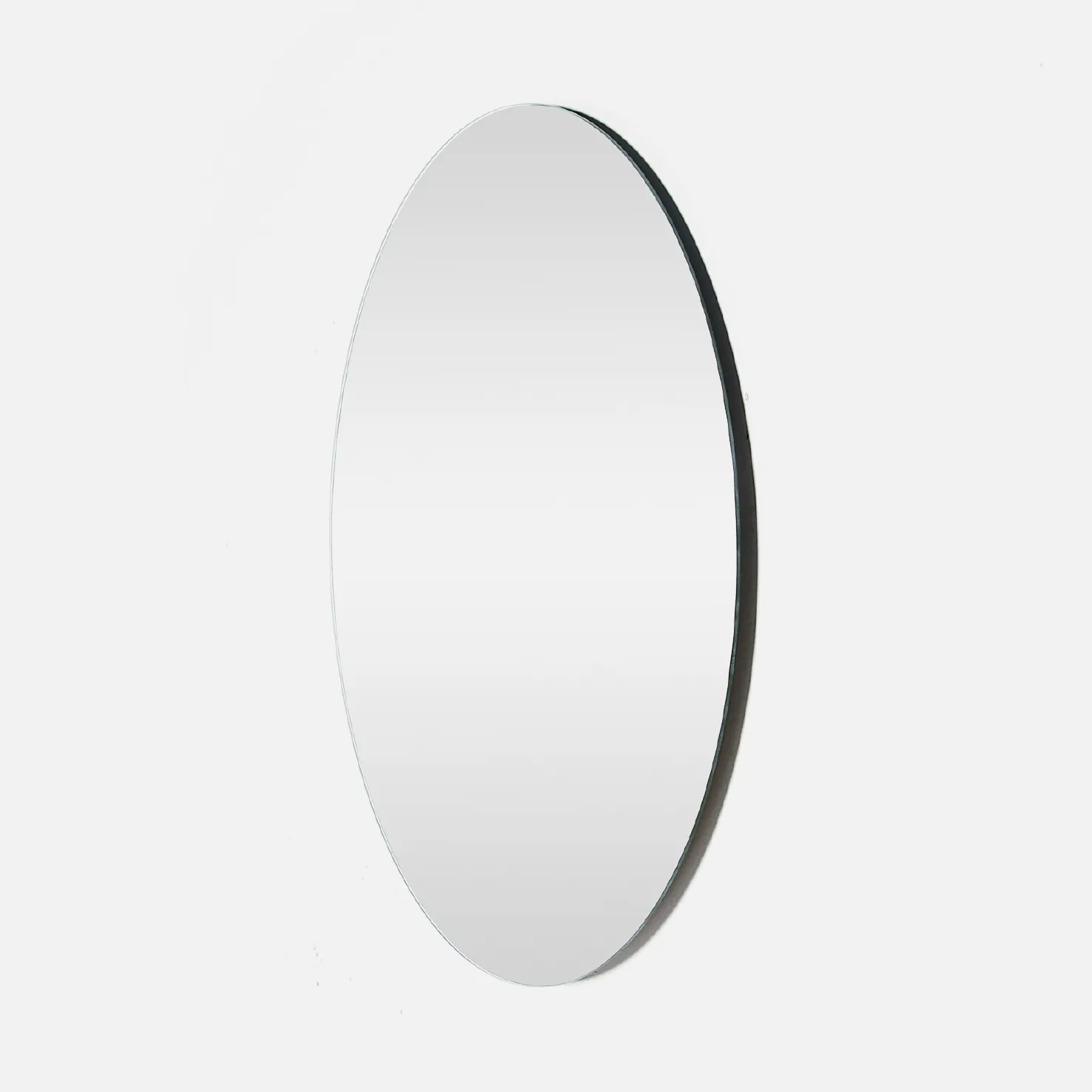 Float Frameless Round Mirror