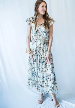 Floral Silk Dress