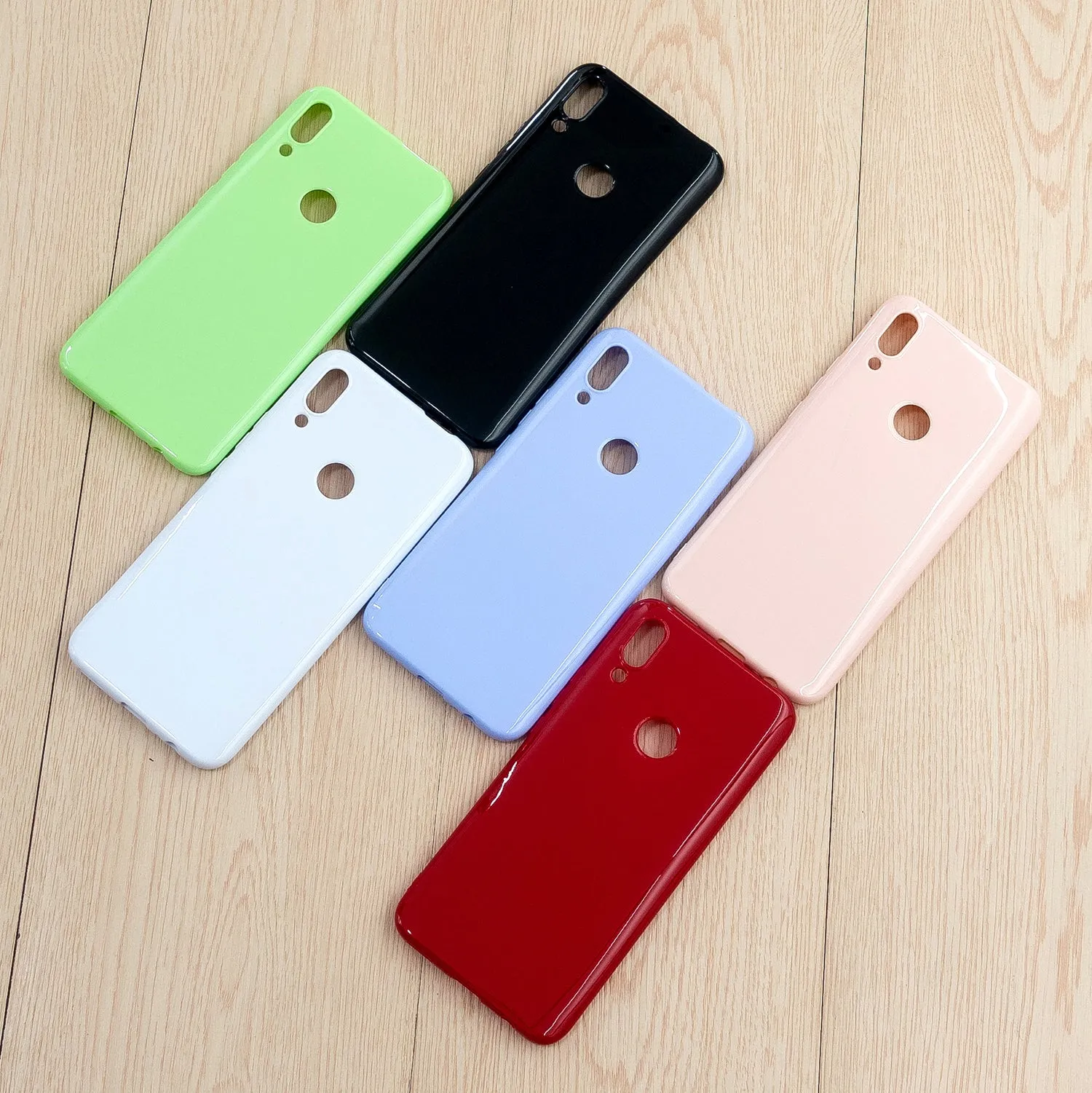 For HUAWEI Honor 10 Lite/P Smart/P Smart-Z 2019 Cellphone Shell Simple Profile Soft TPU Phone Case  Milk white