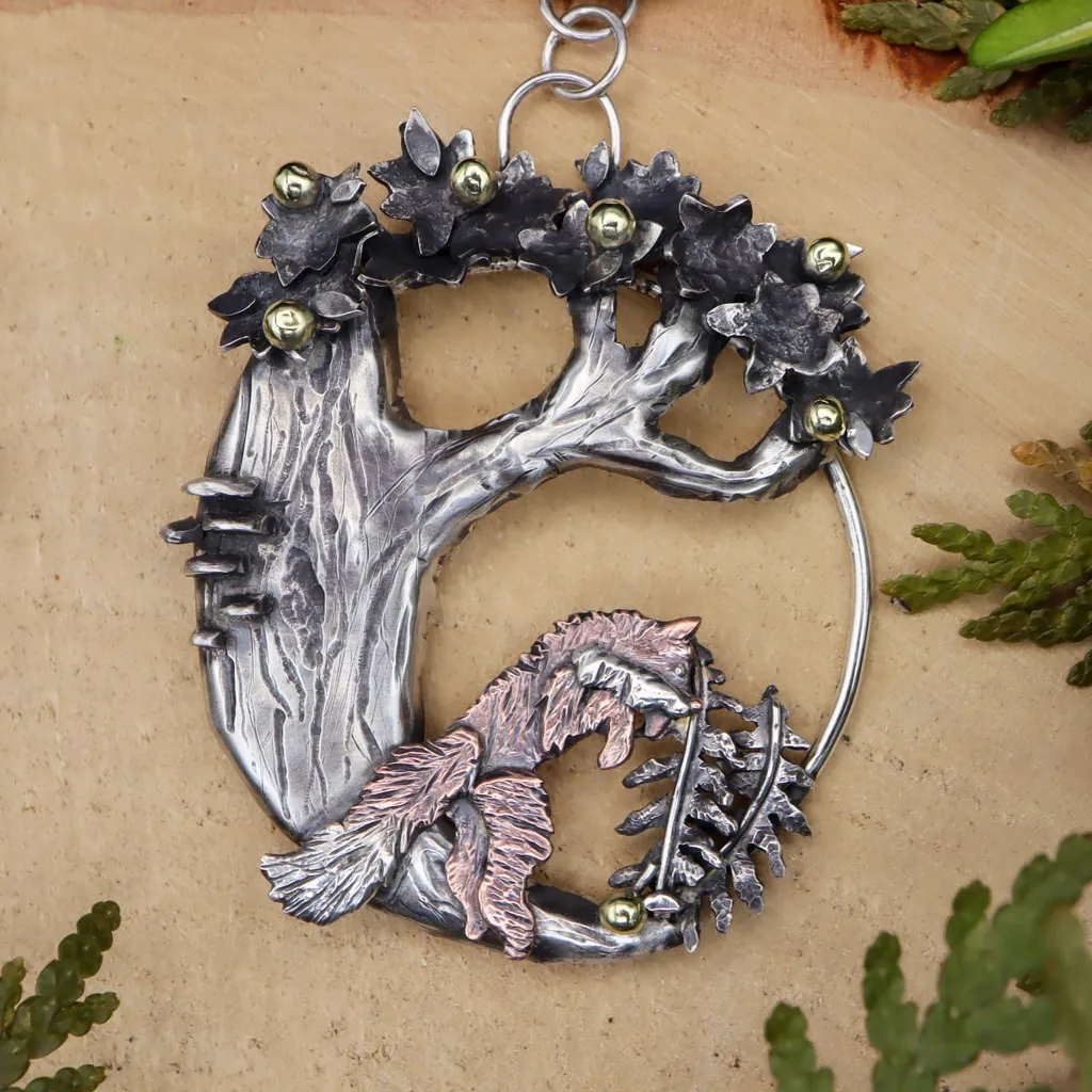 Foxes Love Apples Earrings