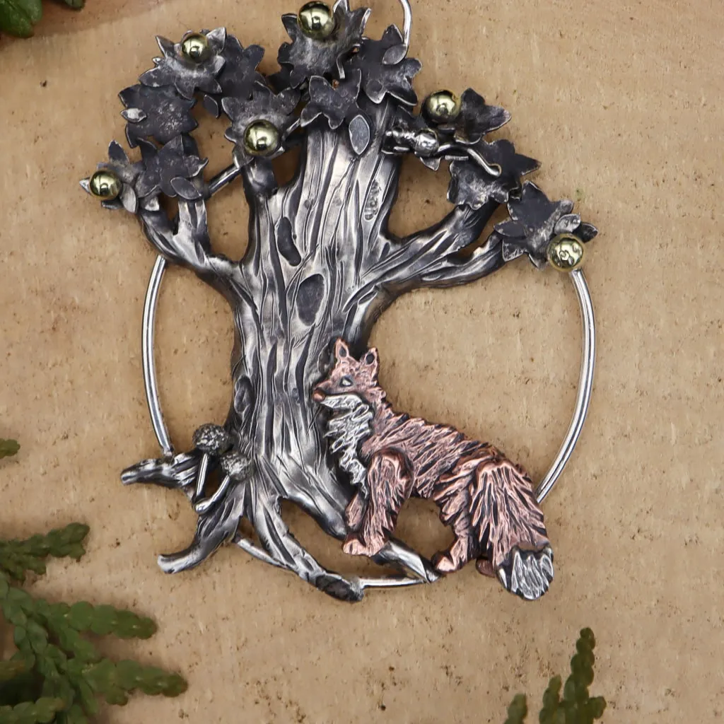 Foxes Love Apples Earrings