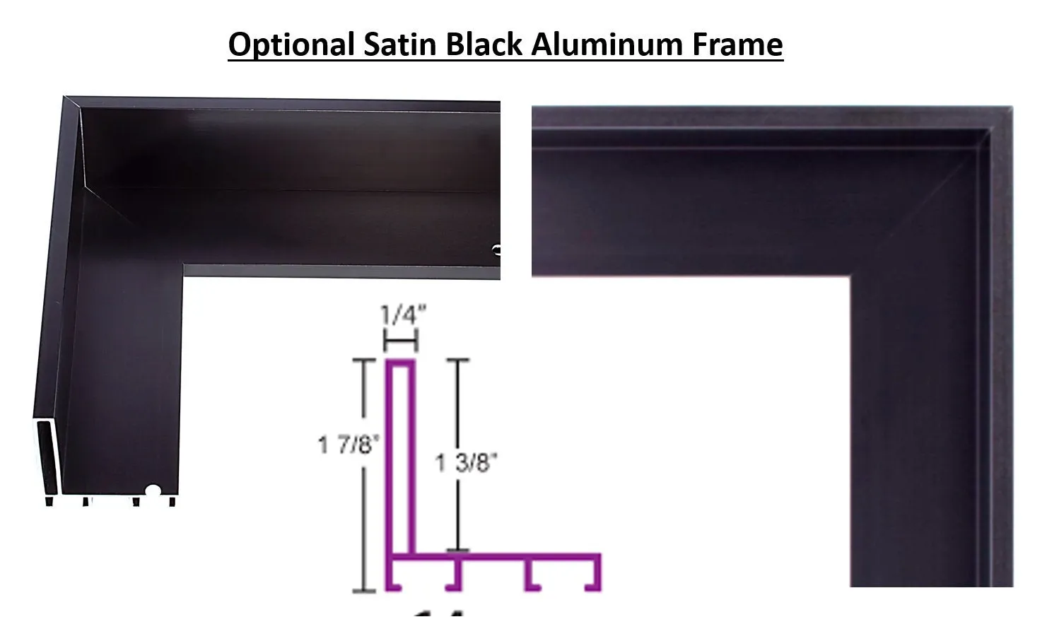Framed DAKboard Android Touchscreen Smart Mirror - 32"Samsung QLED in 19"X30"X2" Satin Black Aluminum Frame