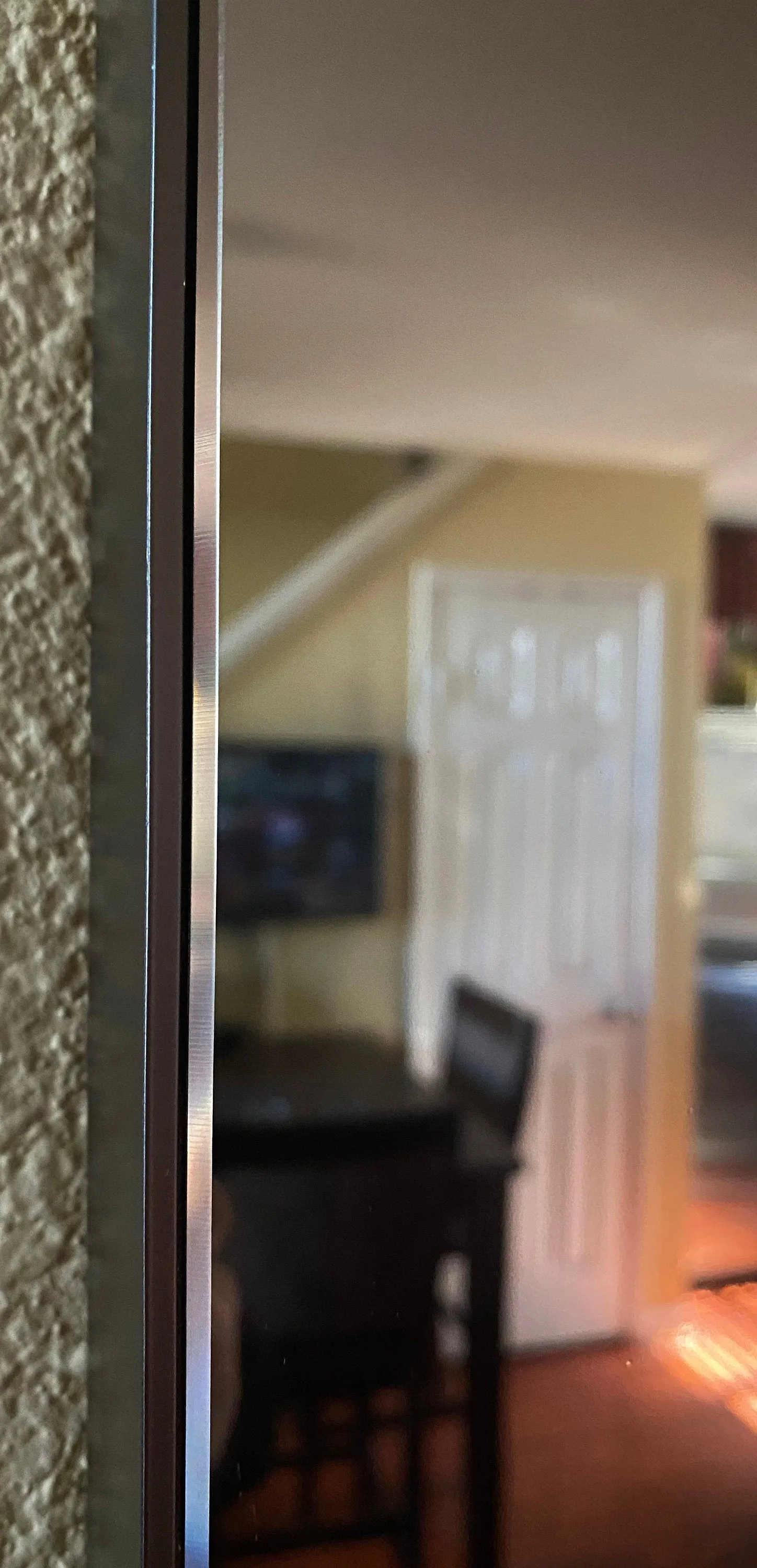 Framed Full-Length Google Assistant Smart Mirror - 32" Samsung QLED in a  60" X 30" X 2" Satin Black Aluminum Frame