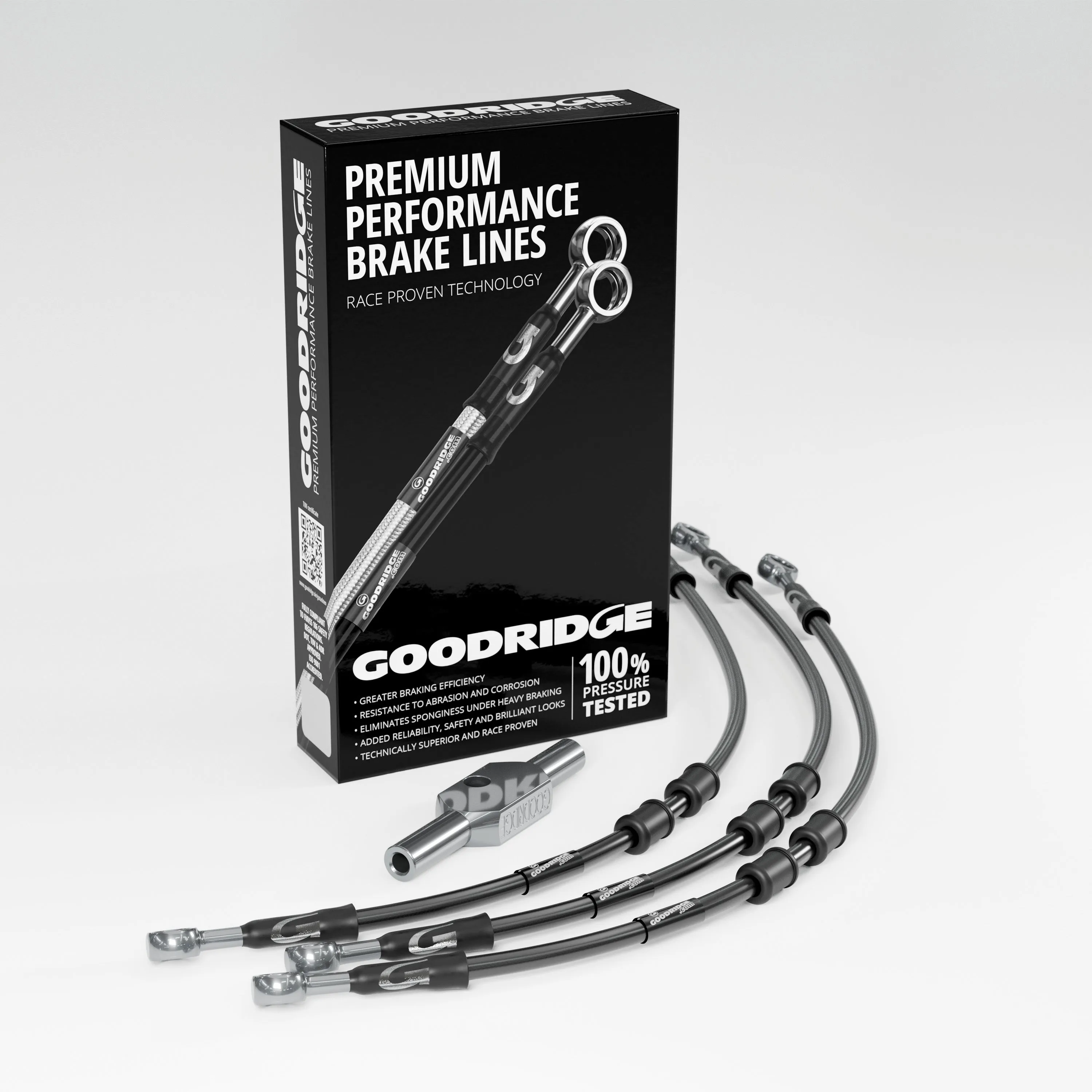 FRONT BRAKE HOSE KIT FOR HARLEY DAVIDSON FXDB-D DYNA STURGIS 91-92