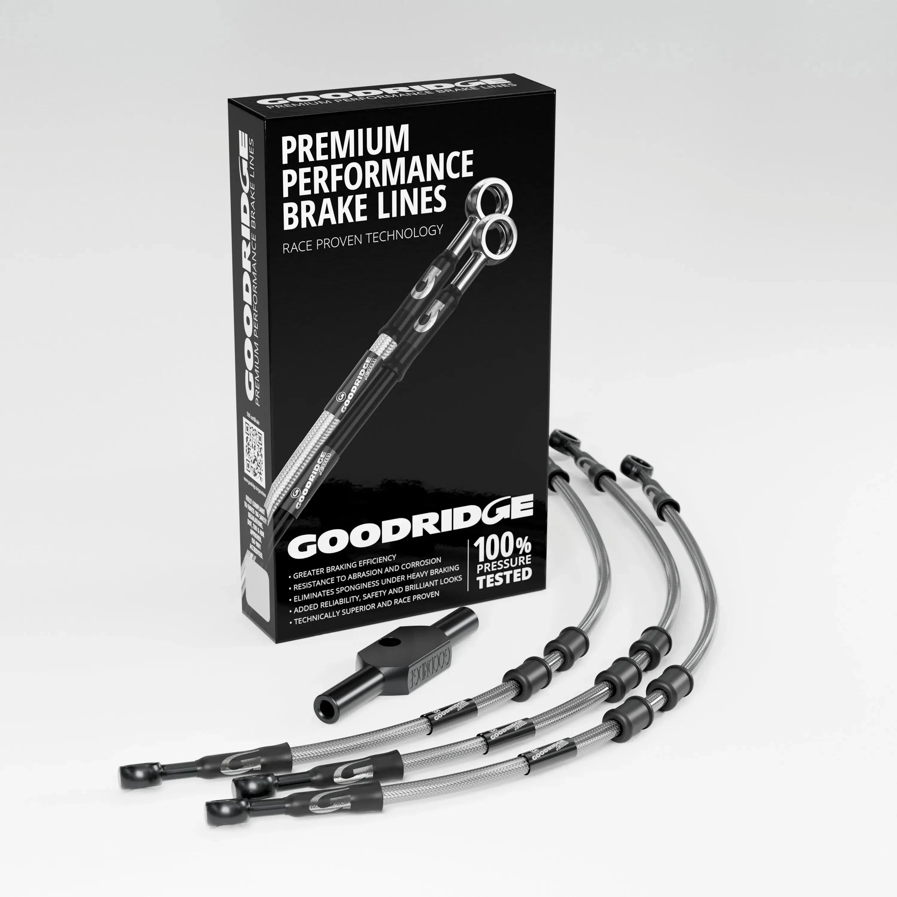 FRONT BRAKE HOSE KIT FOR HARLEY DAVIDSON FXDL DYNA LOW RIDER 93-00