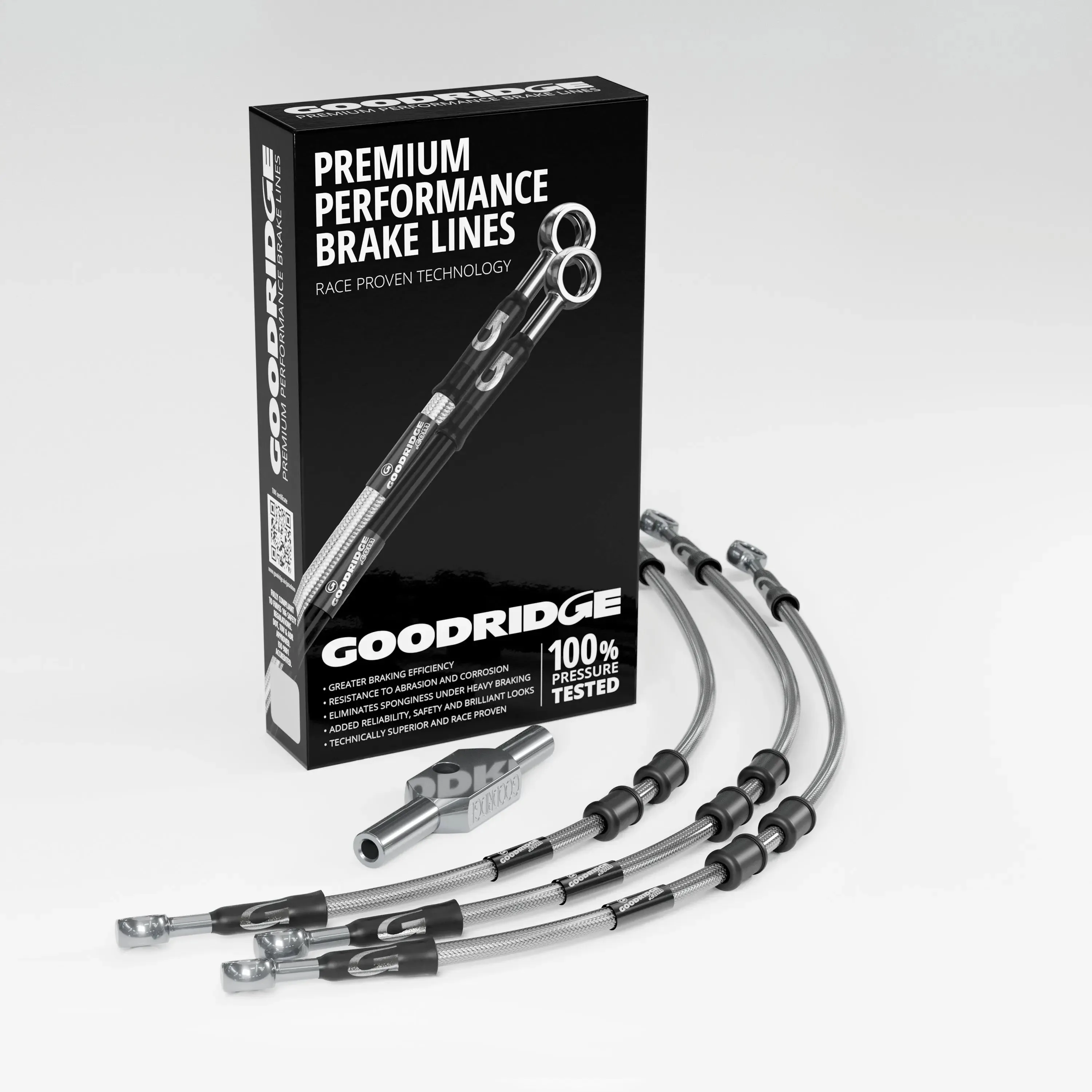 FRONT BRAKE HOSE KIT FOR HARLEY DAVIDSON FXDL DYNA LOW RIDER 93-00