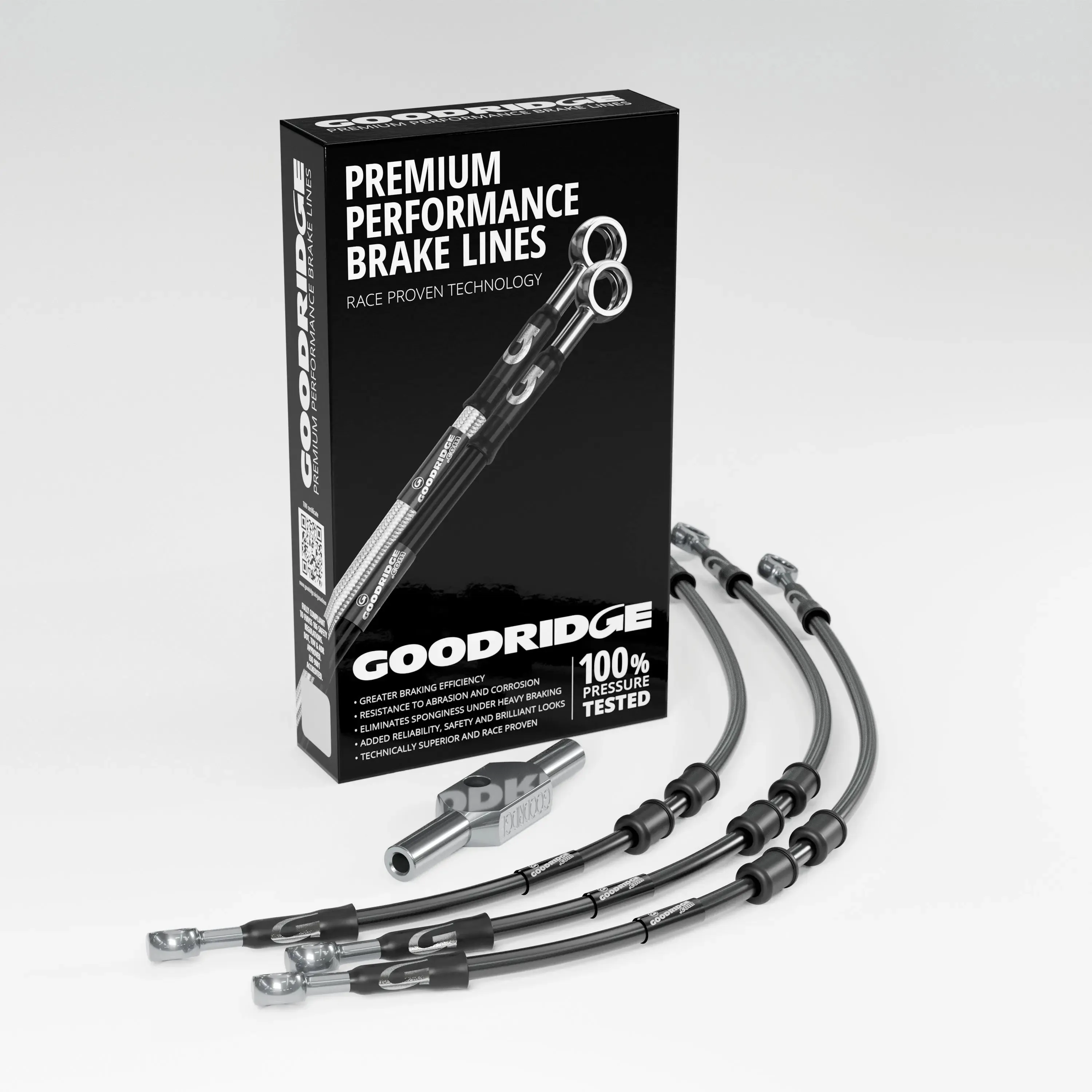 FRONT BRAKE HOSE KIT FOR HARLEY DAVIDSON FXDL DYNA LOW RIDER 93-00