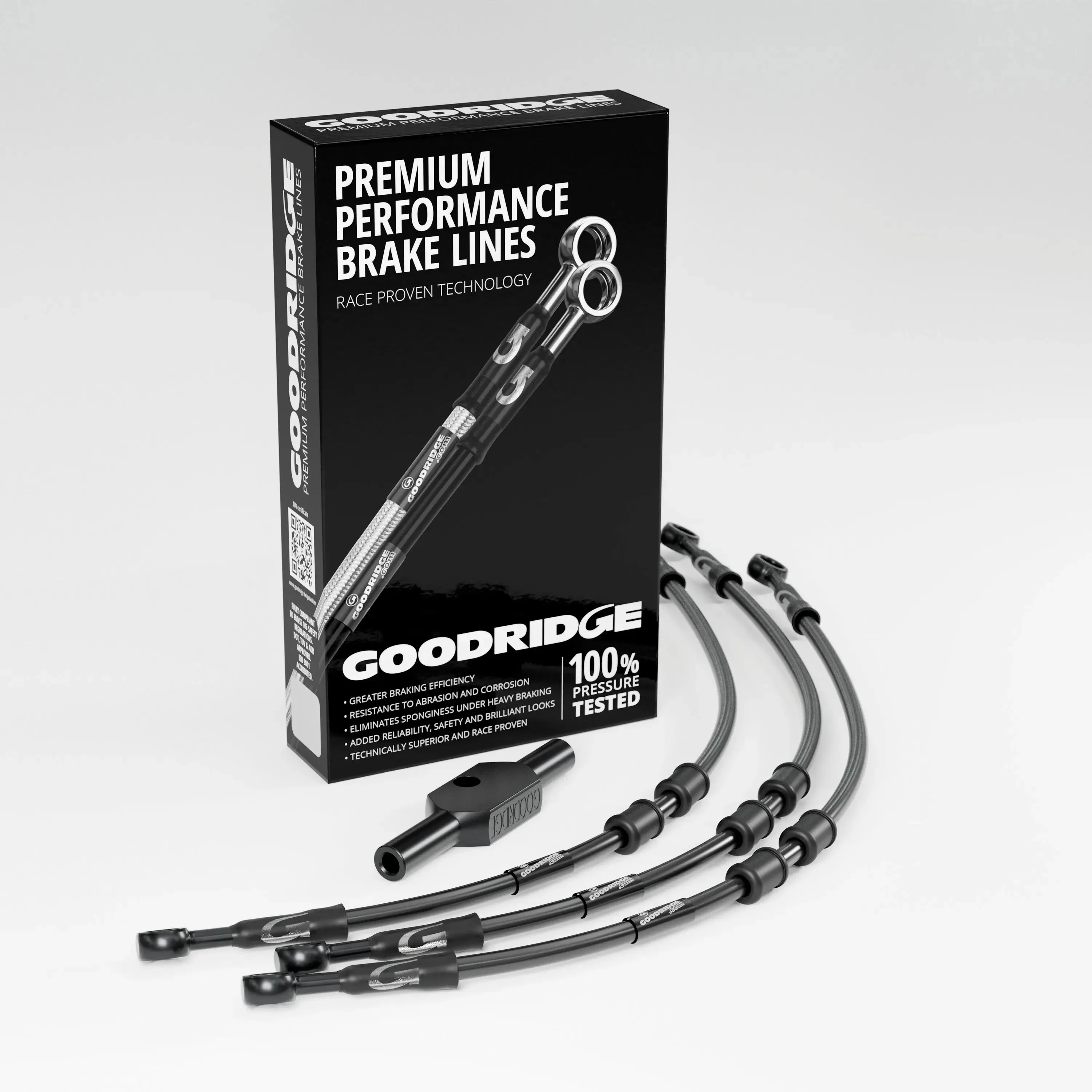 FRONT BRAKE HOSE KIT FOR HARLEY DAVIDSON FXDL DYNA LOW RIDER 93-00