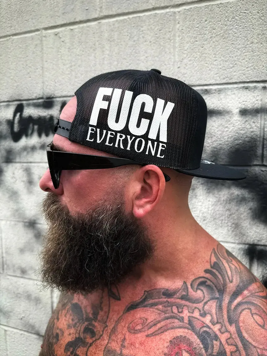 FUCK EVERYONE SIDE STYLE  BLACK HAT