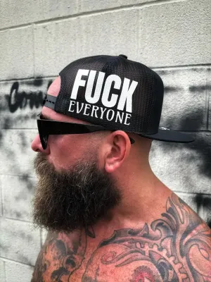 FUCK EVERYONE SIDE STYLE  BLACK HAT