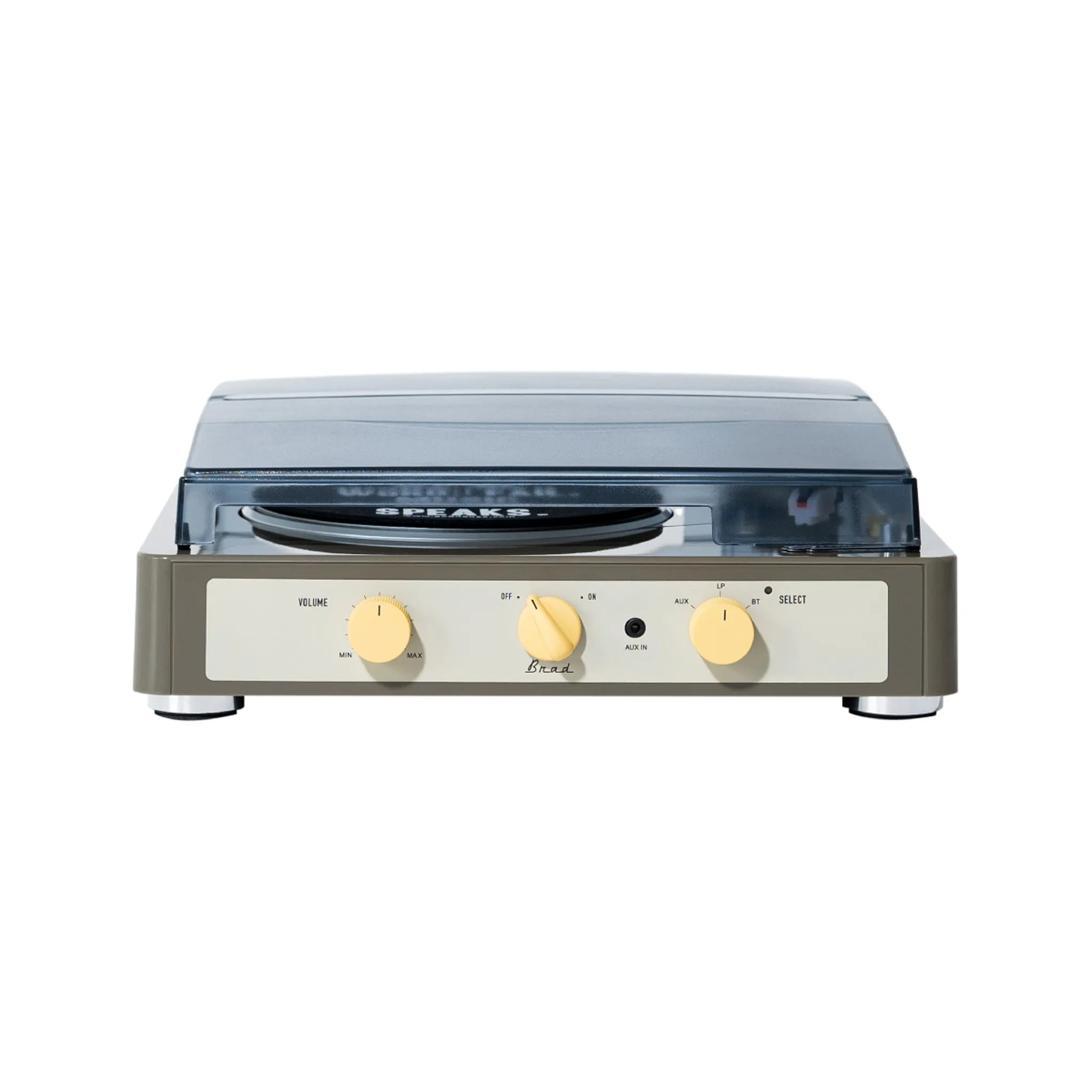 Gadhouse Brad MKII Record Player, Grey