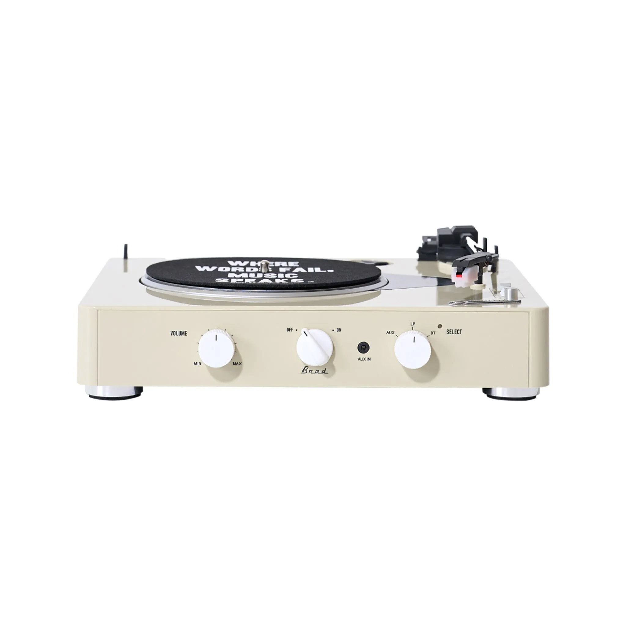 Gadhouse Brad MKII Record Player, Ivory