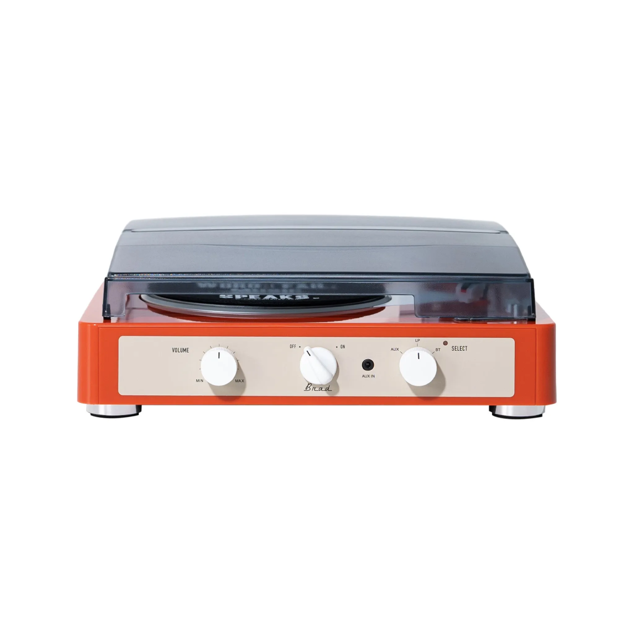 Gadhouse Brad MKII Record Player, Tangerine