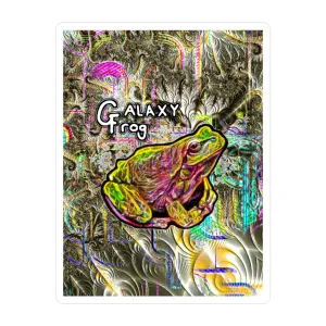 Galaxy Frog Kiss-Cut Vinyl Decals