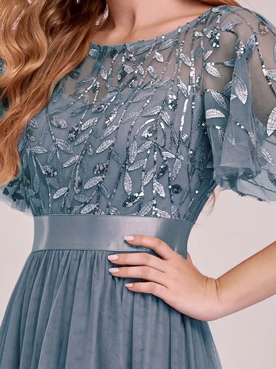 Georgia tulle bridesmaid dress in Dusky Navy s26 Express NZ wide