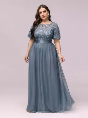 Georgia tulle bridesmaid dress in Dusky Navy s26 Express NZ wide