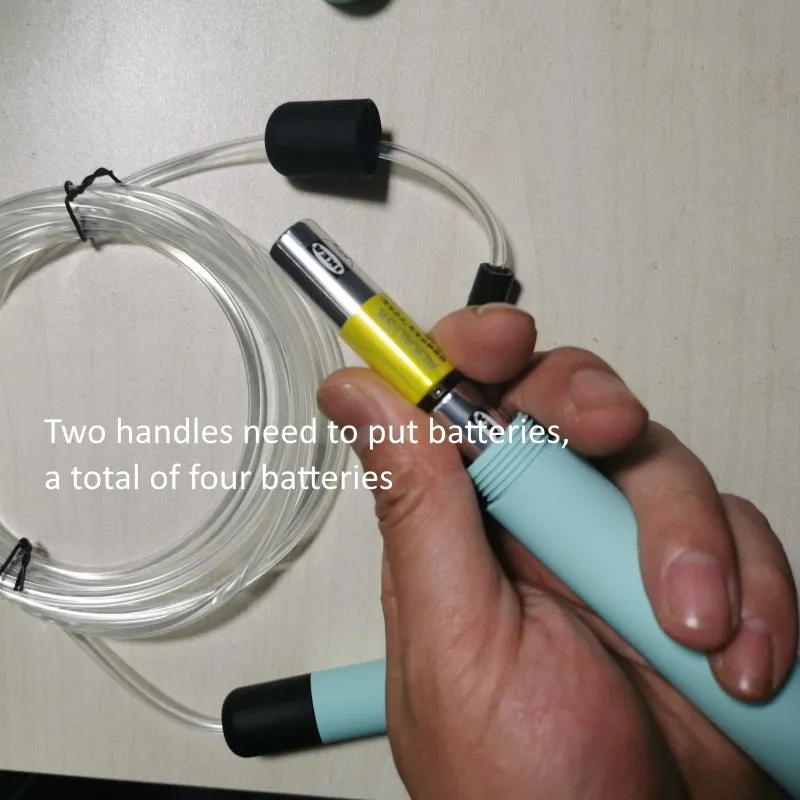 Glowing jumping rope