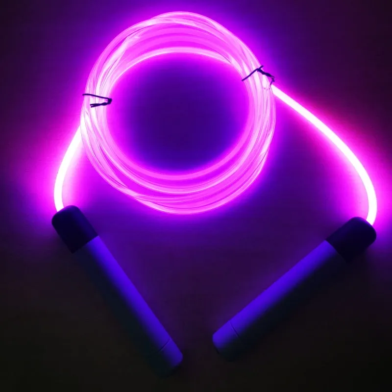 Glowing jumping rope