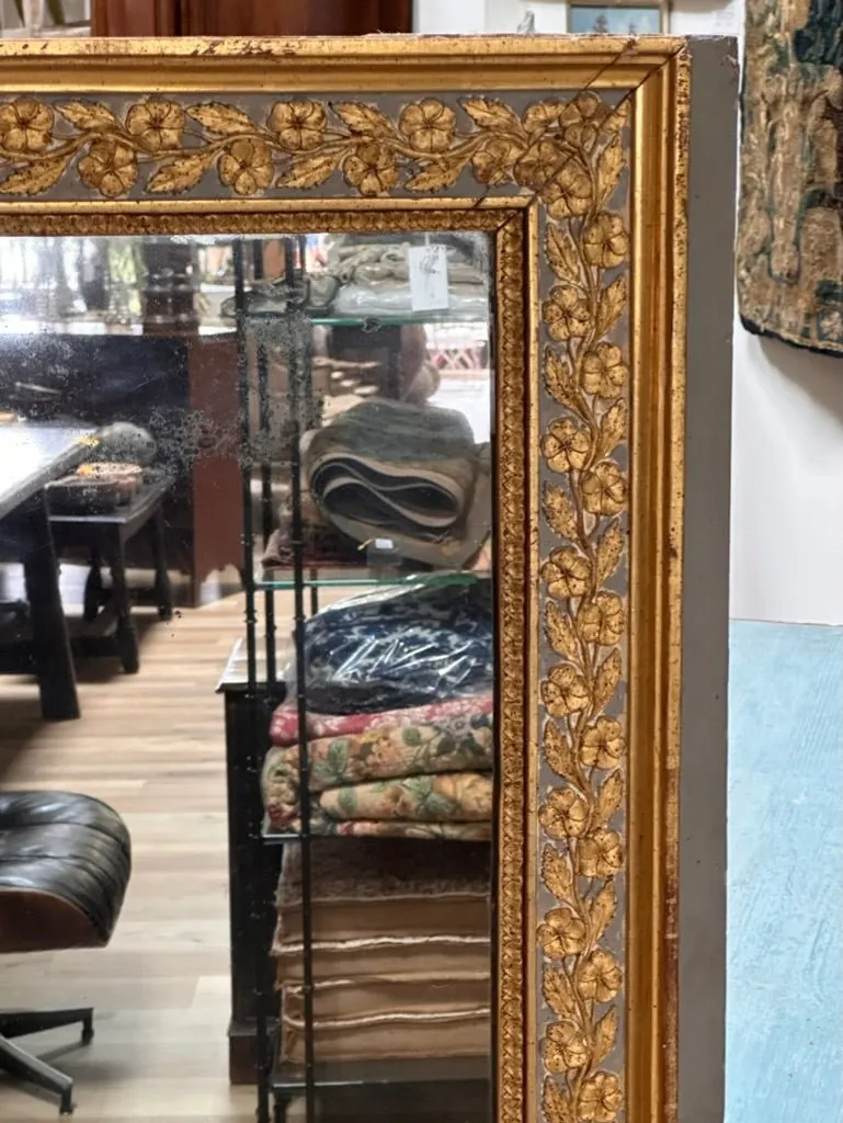 Gorgeous 19th Century Boiserie Panel Mirror