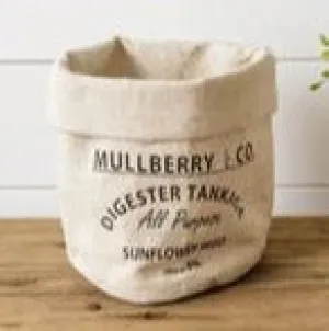 Grain Sack Planter Bags