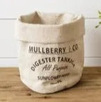 Grain Sack Planter Bags