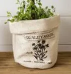Grain Sack Planter Bags