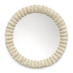 Grand Turk Wood Bead Mirror