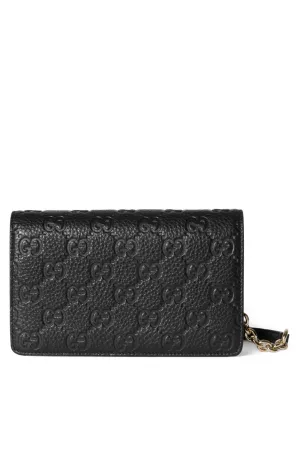 GUCCI | GG EMBLEM SUPER MINI SHOULDER BAG