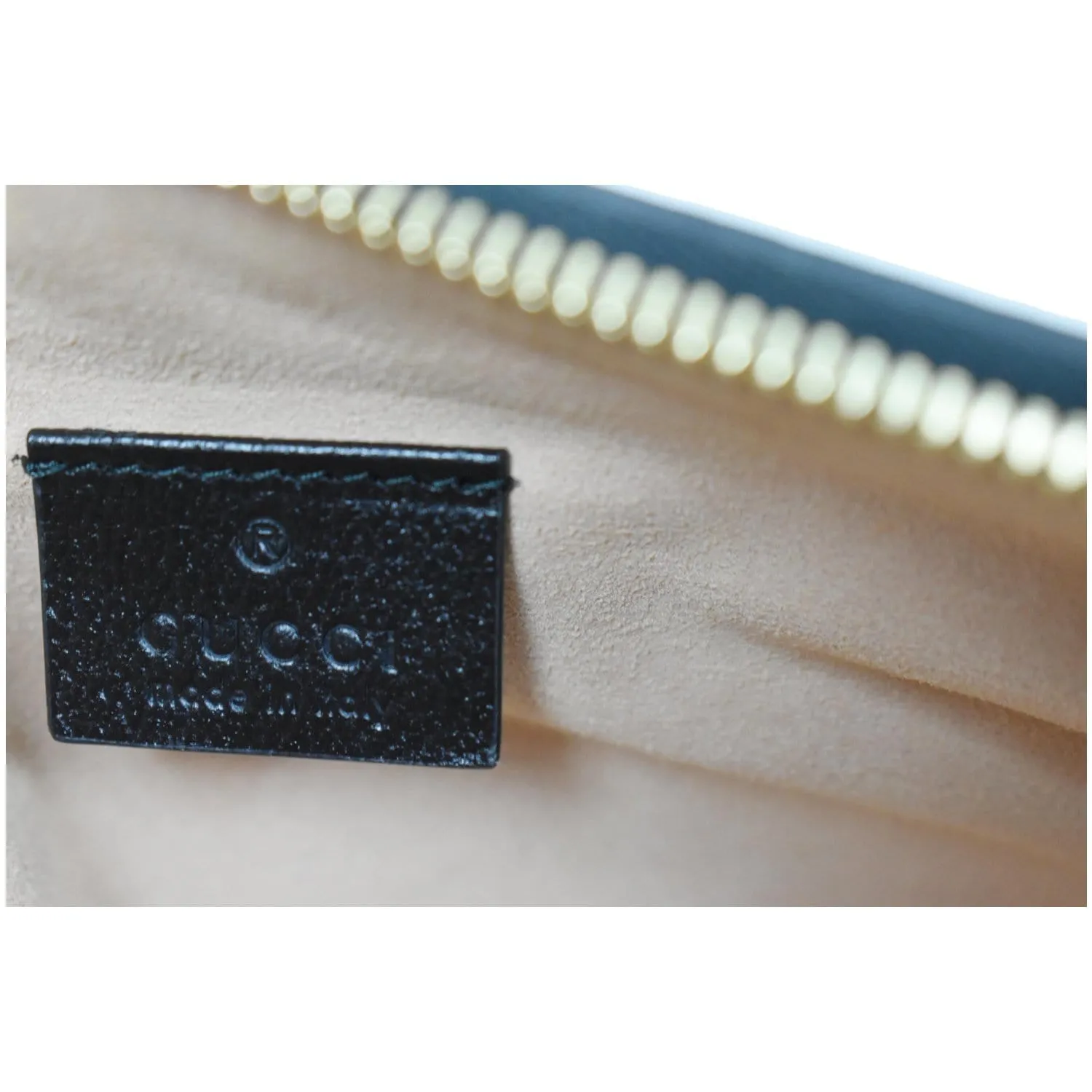 GUCCI Large Ophidia GG Leather Pouch Clutch Bag Black 517551